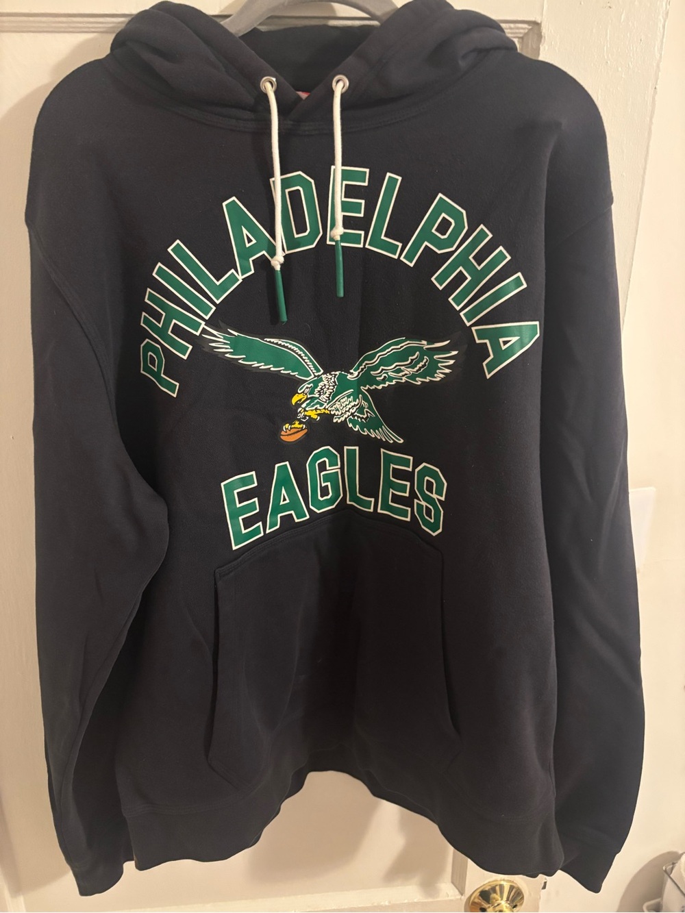 Nike Black Philadelphia Eagles Graphic Crewneck Hoodie